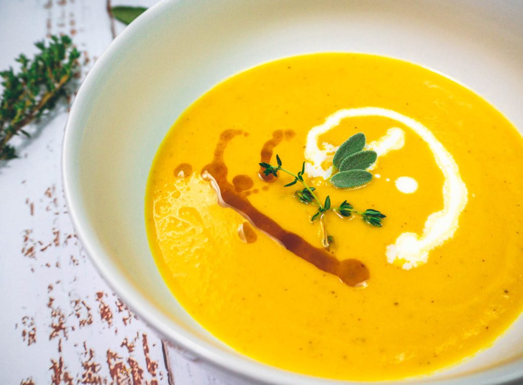 Butternut Squash Soup Recipe – Silky, Smooth Roasted Butternut Squash Soup.