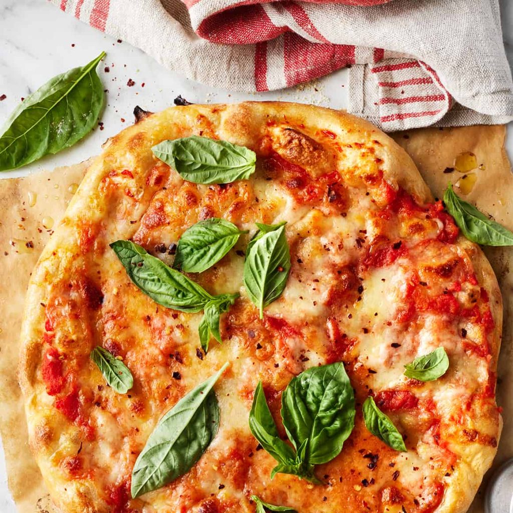 Classic Margherita Pizza At Home – Fresh Basil, Mozzarella, And Tomato-topped Pizza. Classic Margherita Pizza At Home – Fresh Basil, Mozzarella, And Tomato-topped Pizza.