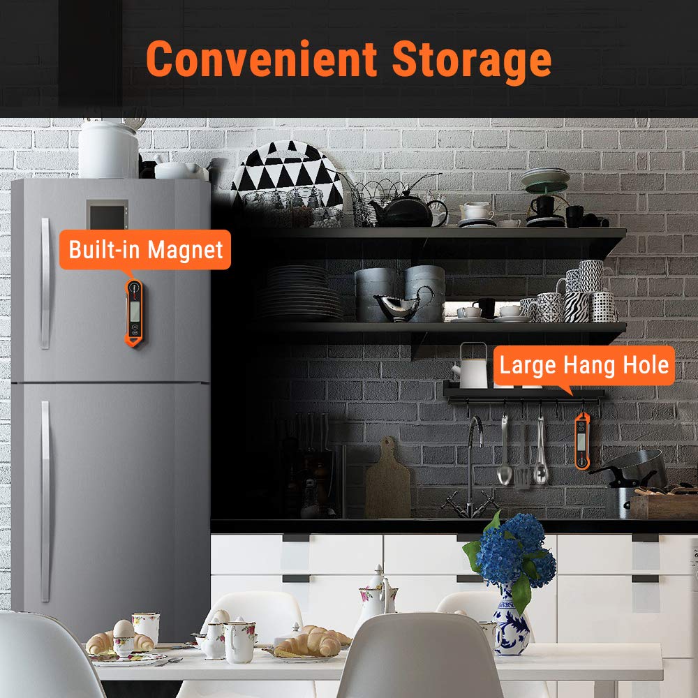 ThermoPro TP19H Digital Meat Thermometer for Cooking with Ambidextrous Backlit and Motion Sensing Kitchen Cooking Food Thermometer for BBQ Grill Smoker Oil Fry Candy Instant Read Thermometer ThermoPro TP19H Digital Meat Thermometer for Cooking with Ambidextrous Backlit and Motion Sensing Kitchen Cooking Food Thermometer for BBQ Grill Smoker Oil Fry Candy Instant Read Thermometer